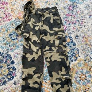 Camo cargo jogger pants